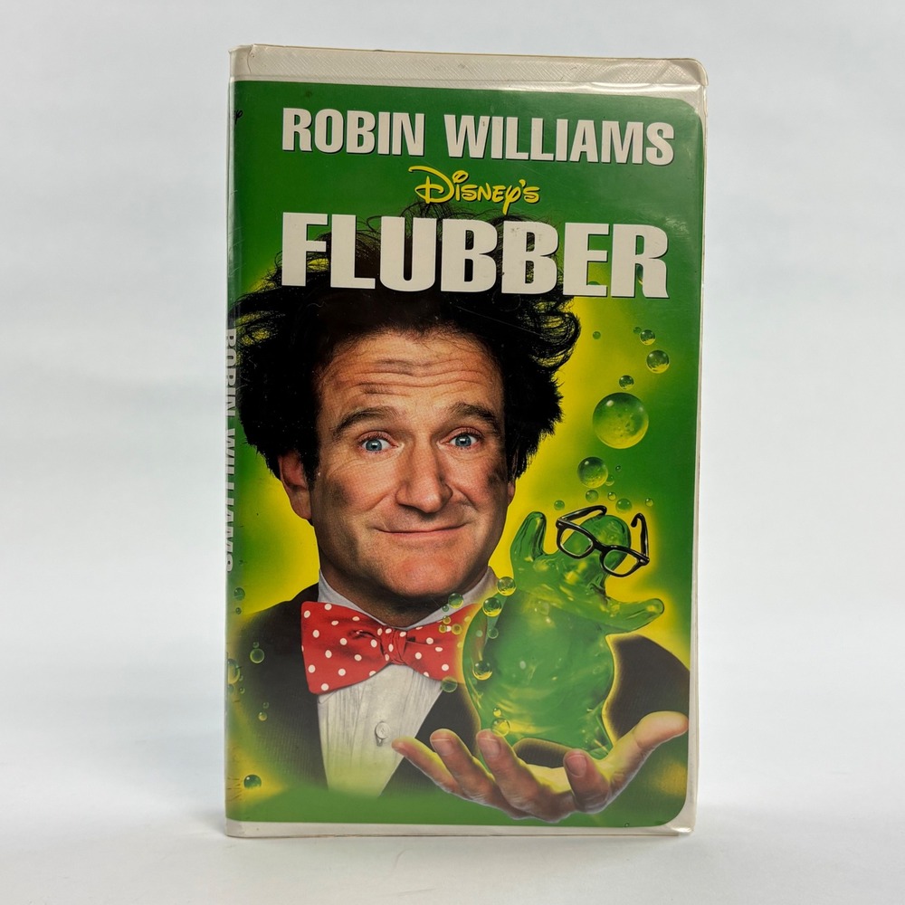 Disney Flubber VHS Robin Williams‎ 1997 Walt Disney Home Video Clamshell 12865